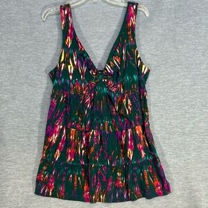 ROUTE 66 Soft Comfy Cotton Extra Long Stretch Brightly Colored Summer Top